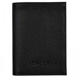 Longchamp Le Foulonné Card Holder Negras | RH3270486