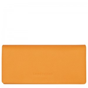 Longchamp Le Foulonné Continental Wallet Albaricoque | ZH4051826