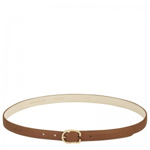 Longchamp Le Foulonné Ladies' Belt Caramel | RW4389157