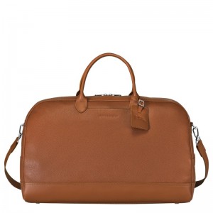 Longchamp Le Foulonné M Travel Bag Caramel | WZ0397164