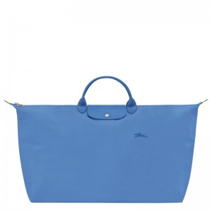 Longchamp Le Pliage Green M Travel Bag Cornflower | TM3459218