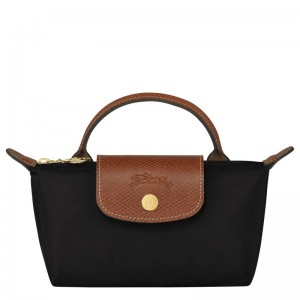 Longchamp Le Pliage Original Pouch With Handle Negras | YO2638054