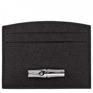 Longchamp Le Roseau Card Holder Negras | SY3487529
