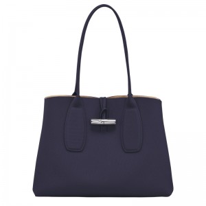 Longchamp Le Roseau L Tote Bag Bilberry | BP6598140