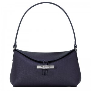 Longchamp Le Roseau S Hobo Bag Bilberry | SW8034925