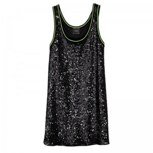 Longchamp Short Dress Negras | IM4671390